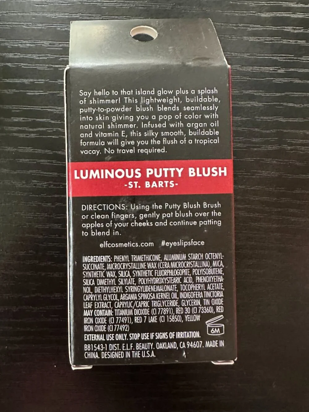 NIB Elf Luminous Putty Blush St. Barts